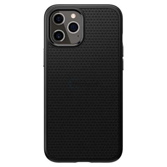 Apple iPhone 12 Pro Max ütésálló hátlap - Spigen Liquid Air - fekete