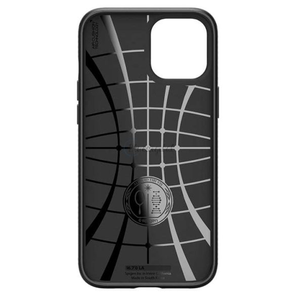 Apple iPhone 12 Pro Max ütésálló hátlap - Spigen Liquid Air - fekete