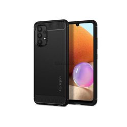   Samsung A525F Galaxy A52/A526B Galaxy A52 5G ütésálló hátlap - Spigen Rugged Armor - fekete