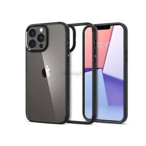 Apple iPhone 13 Pro Max ütésálló hátlap - Spigen Ultra Hybrid - fekete/átlátszó