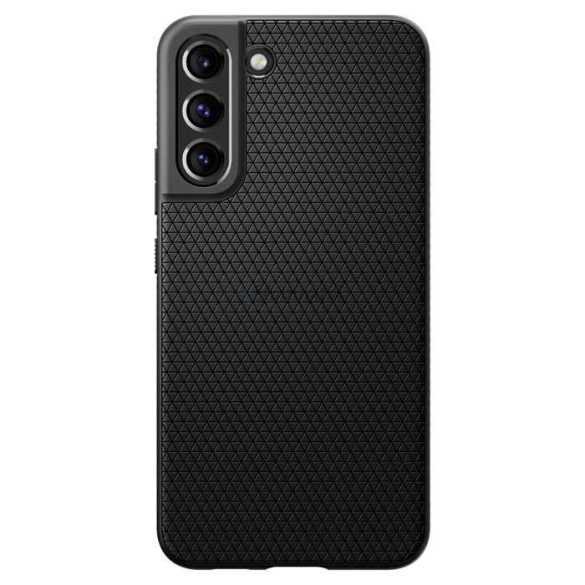 Samsung S901B Galaxy S22 5G ütésálló hátlap - Spigen Liquid Air - fekete