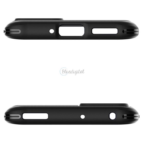 Xiaomi 12/12X ütésálló hátlap - Spigen Rugged Armor - fekete