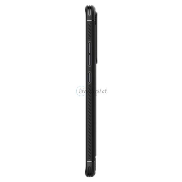 Xiaomi 12/12X ütésálló hátlap - Spigen Rugged Armor - fekete