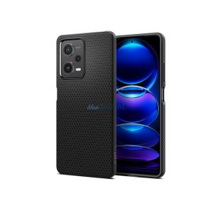 Xiaomi Redmi Note 12 Pro 5G/Poco X5 Pro 5G ütésálló hátlap - Spigen Liquid Air -fekete