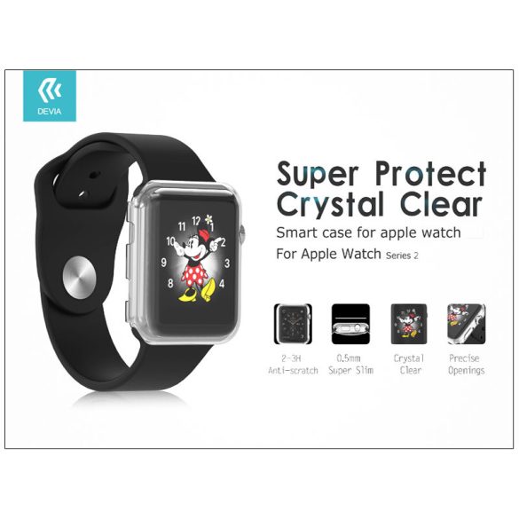 Apple Watch Series 2 védőtok - Devia Smart Case 38 mm - clear