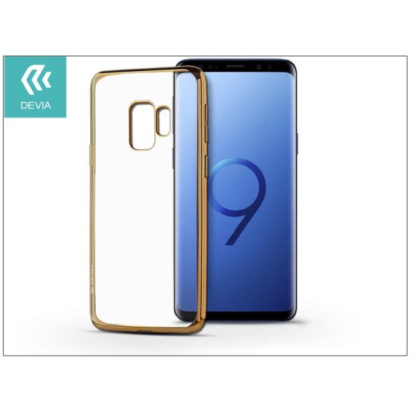 Samsung G960F Galaxy S9 hátlap - Devia Glitter Soft - arany