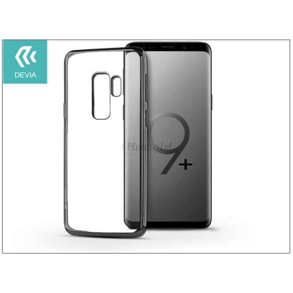Samsung G965F Galaxy S9 Plus hátlap - Devia Glitter Soft - fekete