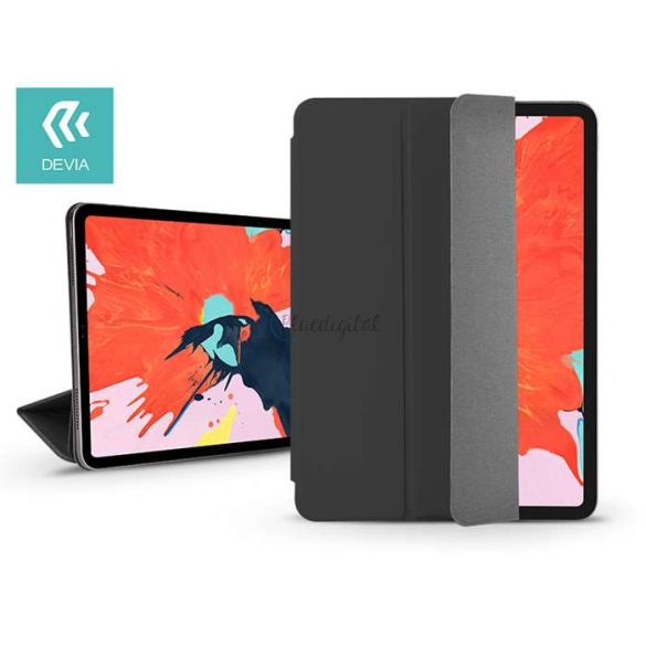 Apple iPad Pro 11 (2018)/iPad Air (2020) tablet tok (Smart Case) on/off         funkcióval - Devia Star Magnet - fekete