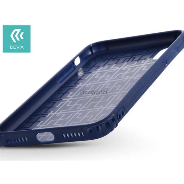 Apple iPhone XS Max szilikon hátlap - Devia Shark-1 - kék