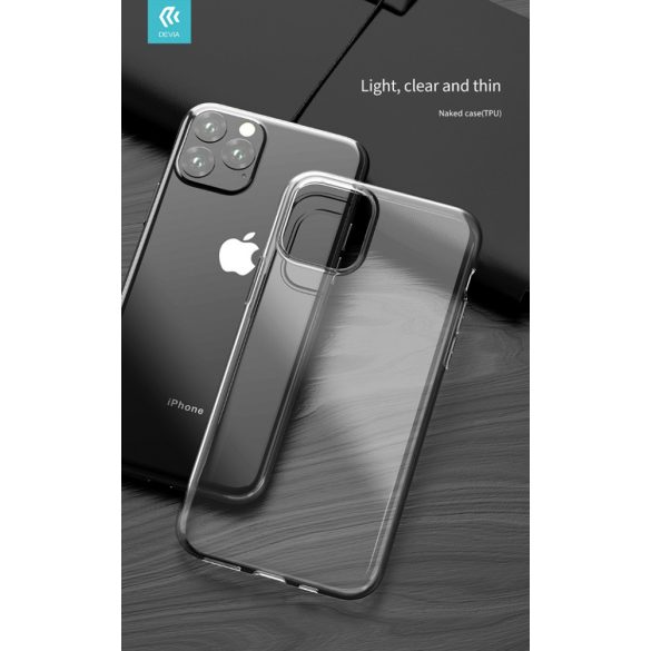 Apple iPhone 11 Pro szilikon hátlap - Devia Naked Series Case - átlátszó
