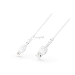   Devia USB - Lightning adat- és töltőkábel 1 m-es vezetékkel - Devia Kintone Cable V2 Series for Lightning - 5V/2.1A - fehér - ECO csomagolás