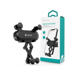   Devia univerzális szellőzőrácsba illeszthető autós tartó - Devia Kintone Series Gravity Car Holder - fekete
