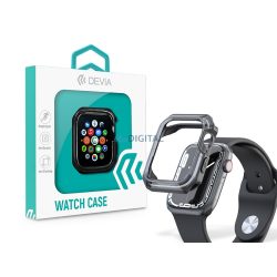  Apple Watch ütésálló védőtok - Devia Sport Series Shockproof Case For iWatch  - 41 mm - fekete/átlátszó