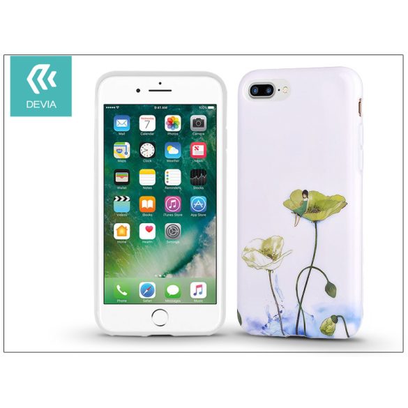 Apple iPhone 7 Plus/iPhone 8 Plus hátlap - Devia Vivid - lotus