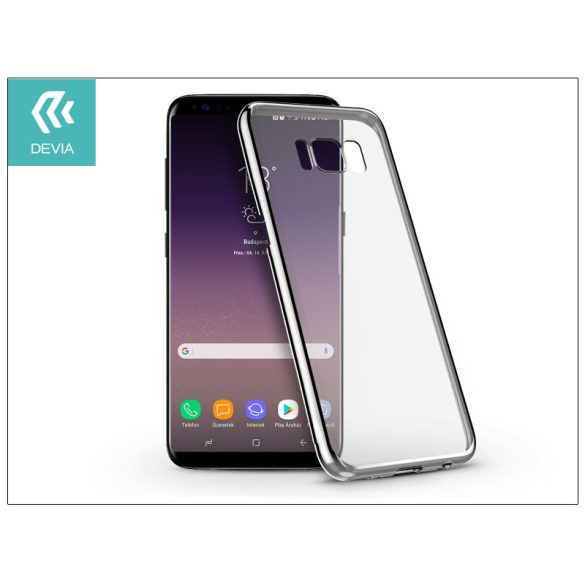 Samsung G955F Galaxy S8 Plus hátlap - Devia Glimmer - silver