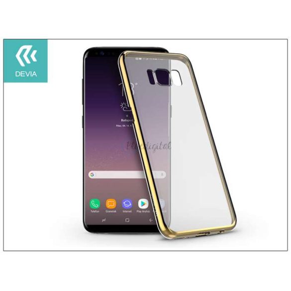 Samsung G955F Galaxy S8 Plus hátlap - Devia Glimmer - arany