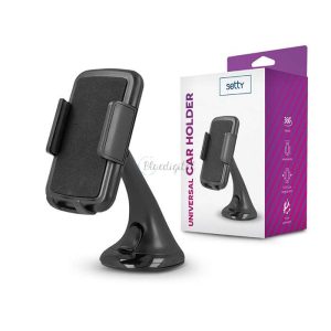 Setty univerzális PDA/GSM autós tartó - Setty U16 Universal Car Holder - fekete