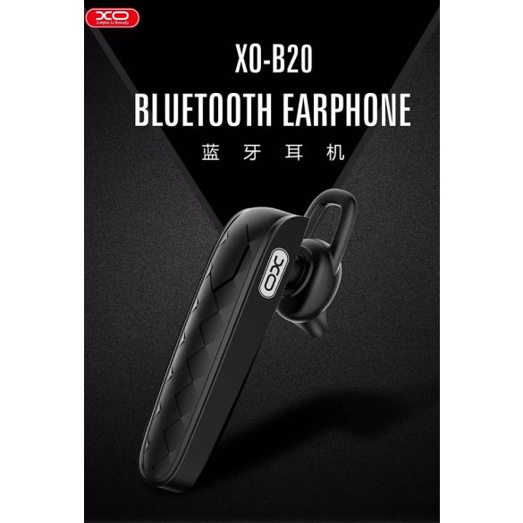 XO Wireless Bluetooth headset v4.1 - XO B20 Wireless Bluetooth Earphone - fekete