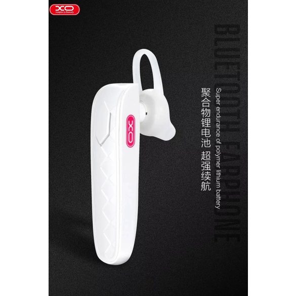 XO Wireless Bluetooth headset v4.1 - XO B20 Wireless Bluetooth Earphone - fehér