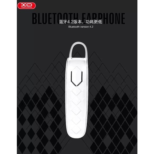 XO Wireless Bluetooth headset v4.1 - XO B20 Wireless Bluetooth Earphone - fehér