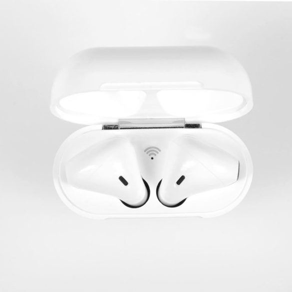TWS Bluetooth sztereó headset v5.0 + töltőtok - TWS XO-F60 Plus True Wireless Earphones - white