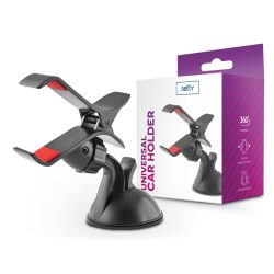   Setty univerzális műszerfalra/szélvédőre helyezhető PDA/GSM autós tartó - Setty 15611 Car Holder - fekete