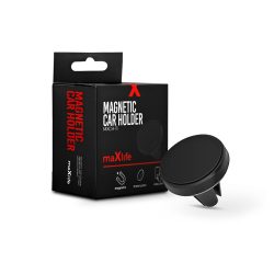   Maxlife univerzális szellőzőrácsba illeszthető mágneses PDA/GSM autós tartó - Maxlife MXCH-11 Magnetic Car Holder - fekete