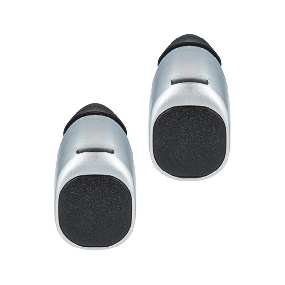 Forever Bluetooth sztereó TWS headset v4.1 + töltő dokkoló - Forever TWE-200 Bluetooth True Wireless Earbuds - ezüst