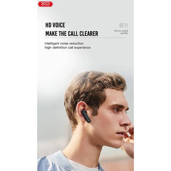 XO Wireless Bluetooth headset v5.0 - XO BE11 Wireless Bluetooth Earphone -      fekete
