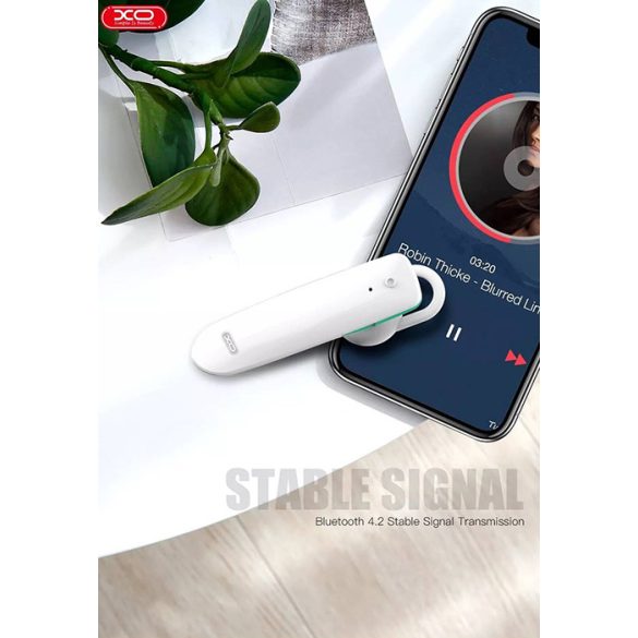 XO Wireless Bluetooth headset v4.2 - XO B29 Wireless Bluetooth Earphone - fehér