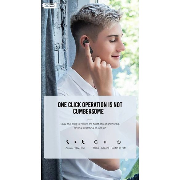 XO Wireless Bluetooth headset v5.0 - XO BE13 Wireless Bluetooth Earphone -      fekete