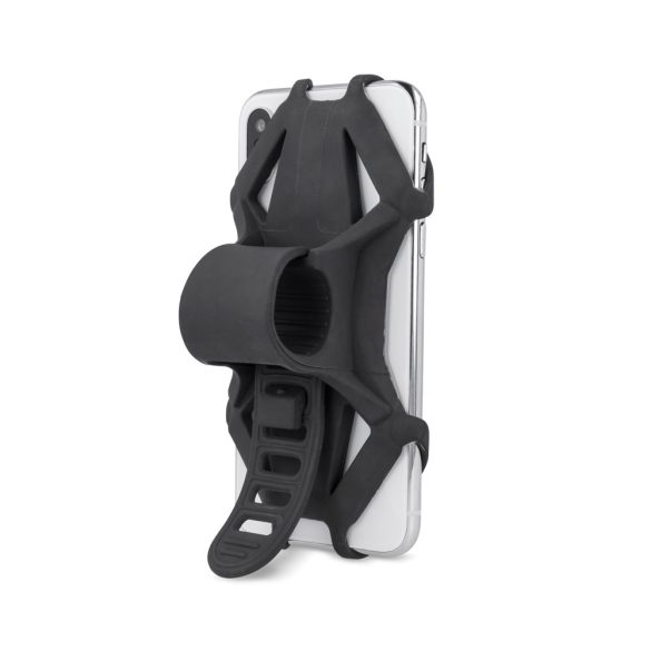 Univerzális kerékpárra szerelhető telefontartó 4-6" méretű készülékekhez - Forever BH-120 Bike Holder - fekete