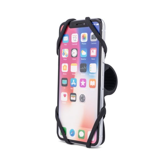 Univerzális kerékpárra szerelhető telefontartó 4-6" méretű készülékekhez - Forever BH-120 Bike Holder - fekete
