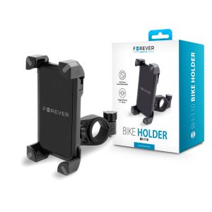 Univerzális kerékpárra szerelhető telefontartó - Forever BH-110 Bike Holder -   fekete