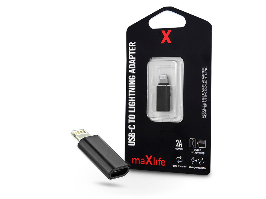 Adaptateur connecteur Lightning vers USB-C - Maxlife - Univertel