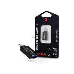   Maxlife USB - USB Type-C OTG adapter - Maxlife USB 3.0 To USB-C Adapter - 2A - fekete