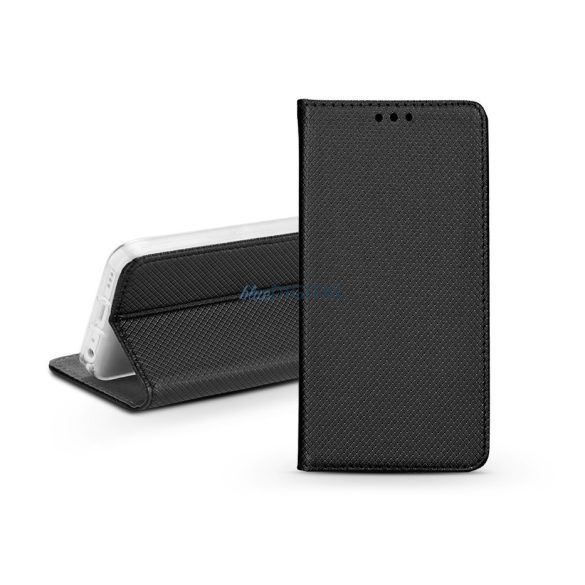 S-Book Flip bőrtok - Xiaomi Redmi Note 12 4G - fekete