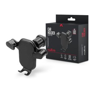 Maxlife univerzális szellőzőrácsba illeszthető autós tartó - Maxlife MXCH-05 Car Holder - fekete