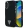 Guess FW Denim Triangle Logo kemény MagSafe tok iPhone 16-hoz - fekete