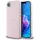 Guess HC MagSafe PU texturált aranygyűrűs tok iPhone 16e, rózsaszín