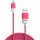 Pantone PT-LCS001-5 MFi USB-A - Lightning kábel 2.4A 1.5m - rózsaszín Pantone PT-LCS001-5 MFi USB-A - Lightning kábel 2.4A 1.5m - rózsaszín