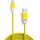 Pantone PT-LCS001-5 MFi USB-A - Lightning kábel 2.4A 1.5m - sárga Pantone PT-LCS001-5 MFi USB-A - Lightning kábel 2.4A 1.5m - sárga