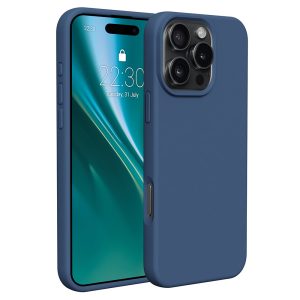 Etteri Silicone tok iPhone 16 Pro Max - sötétkék