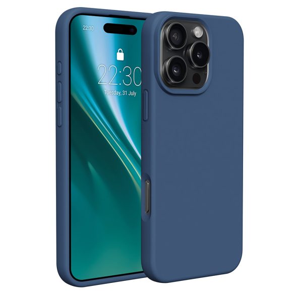 Etteri Silicone tok iPhone 16 Pro Max - sötétkék