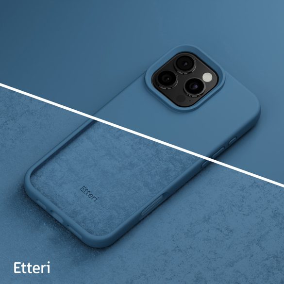 Etteri Silicone tok iPhone 16 Pro Max - sötétkék