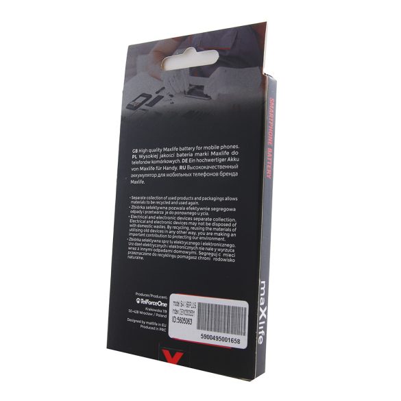 Maxlife akkumulátor Samsung S9 Plus EB-BG965ABE 3500mAh