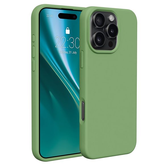 Etteri Silicone tok iPhone 16 Pro Max - világoszöld