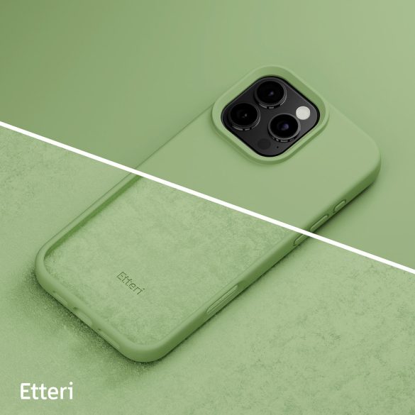 Etteri Silicone tok iPhone 16 Pro Max - világoszöld