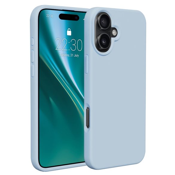 Etteri Silicone tok iPhone 16 Plus - világoskék