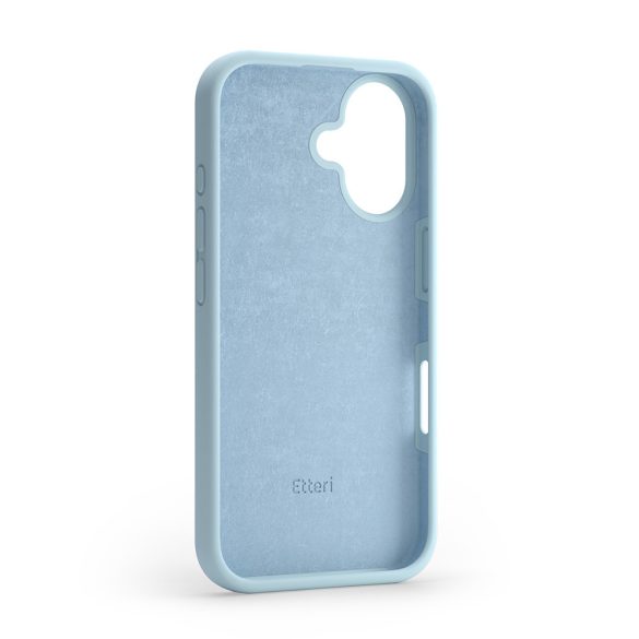 Etteri Silicone tok iPhone 16 Plus - világoskék